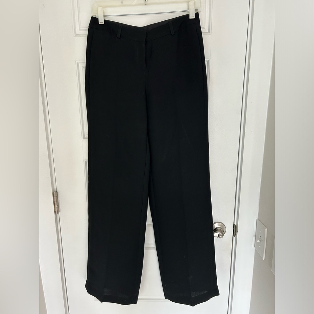 Express wide-leg black dress pants